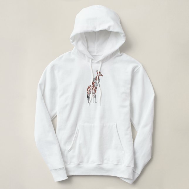 Moletom Girafa de inverno (Frente do Design)