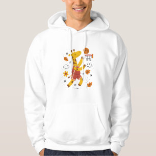 Moletom Girafa Fofa Jogando Basquete Cartoon