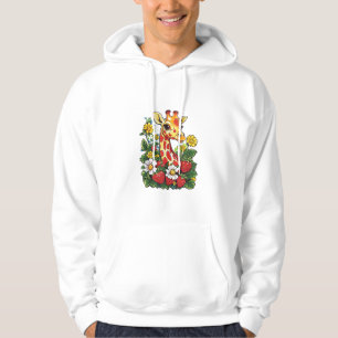 Moletom Girafa Morangos e Flores Gira Gráfica Cuta