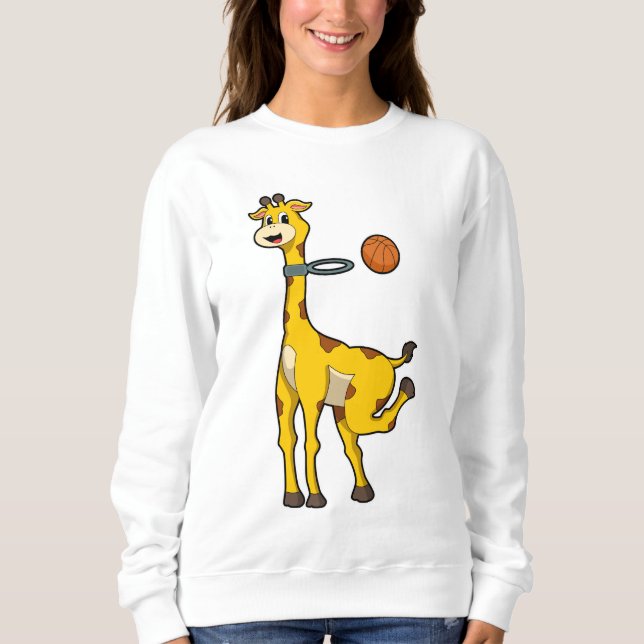 Moletom Girafa no basquetebol (Frente)