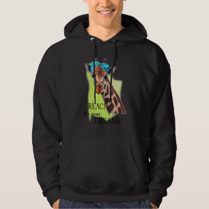 Moletom Girafa Reach For Your Dream Piada Inspirational