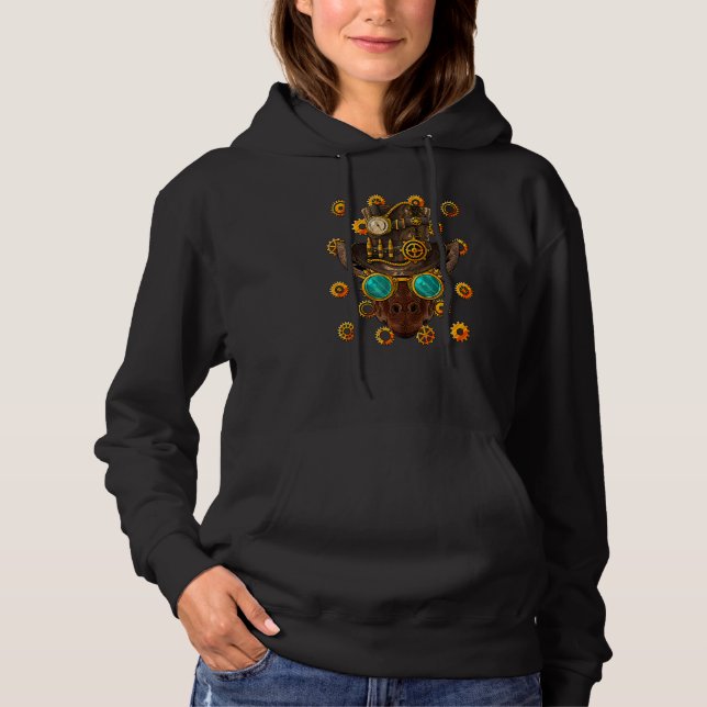 Moletom Girafa Steampunk Medieval Vitoriana a Vapor (Frente)