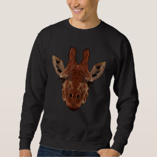 Moletom Giraffe Face Giraffa Mammal Zoo Animal African Saf