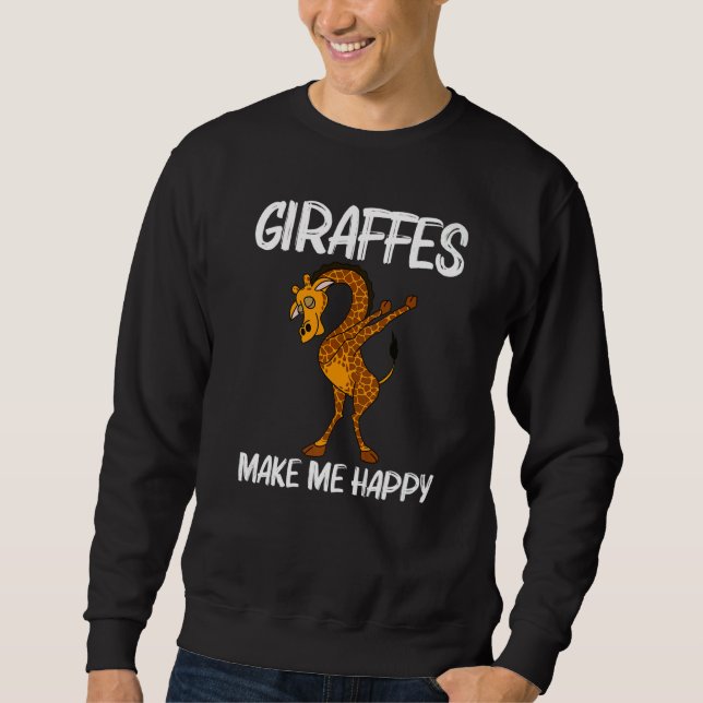 Moletom Giraffe For Men Women Safari Wild Zoo Animal (Frente)