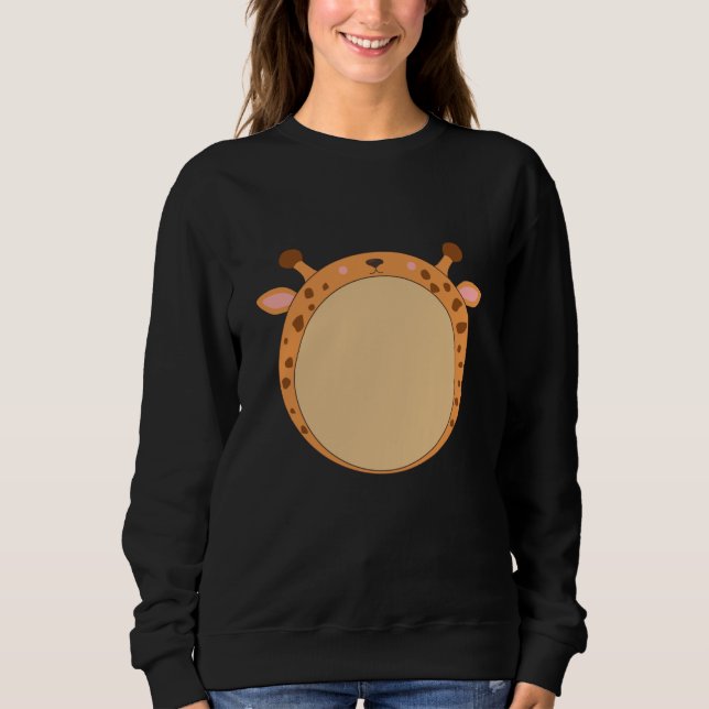 Moletom Giraffe Funny Zoo Animais Rodando Girafas (Frente)