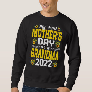 Moletom Girassol Meu Primeiro Dia de as mães Como Vovó Moç