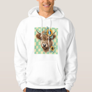 Moletom Girassol Vaca Png, Linda Vaca das Terras Altas