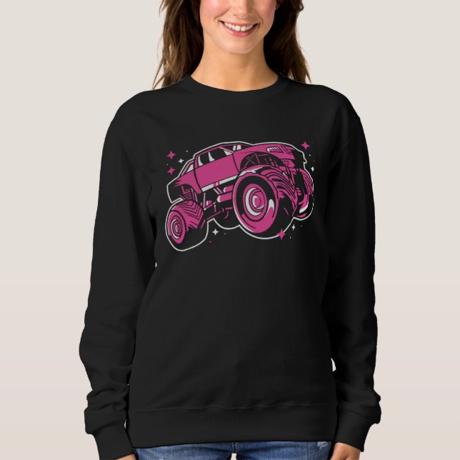 Moletom Girl Awesome Monster Truck (Frente)