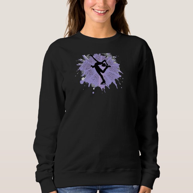 Moletom Girls Ice Skating Biellman Spin Skater (Frente)