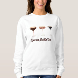 Moletom Girls Night Espresso Martini Crew Cozinhando Sweat