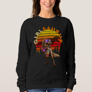 Moletom Girlsaurus Jurassic T Rex Girl Beach Vintage World
