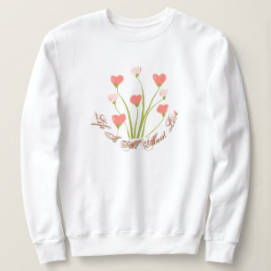 Moletom Girly Floral Heart