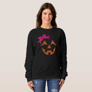 Moletom Girly Jack O Lanterna Pumpkin Face Halloween