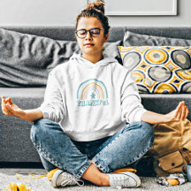 Girly Pastel Rainbow Star Tipografia Graças