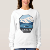 Glacier Bay National Park Alaska Orca Art Vintage