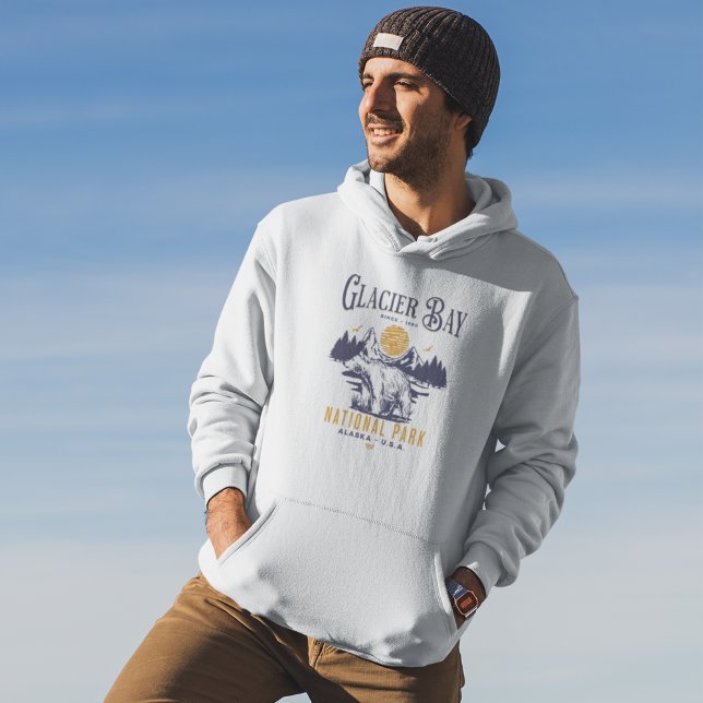 Moletom Glacier Bay National Park Forest Landscape (Criador carregado)