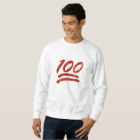 glitter cem emoji mens sweatshirt