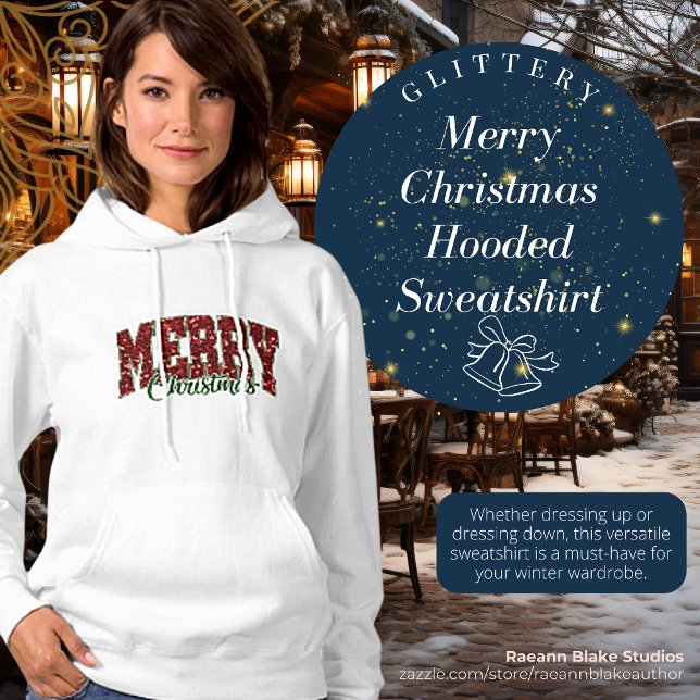 Moletom Glittery Felry Natal Hooded Sweet (Criador carregado)