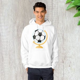 Moletom Globo de futebol Mens Hoodie