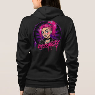 Moletom Gloomkitty com zíper