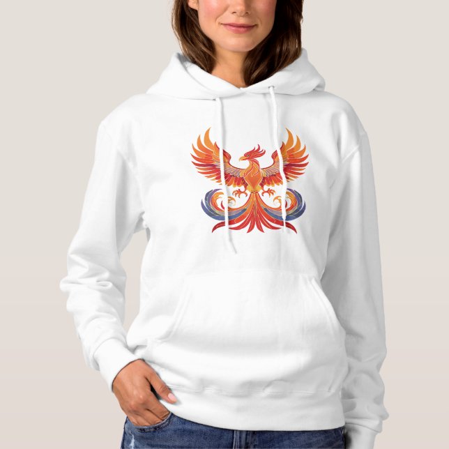 Moletom Glowing mythological Fantasy Phoenix Bird (Frente)