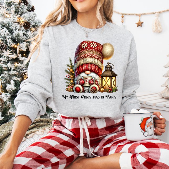 Moletom Gnome Christmas Coco Sweatshirt (Lovely Gnome Christmas Sweatshirt for her. )
