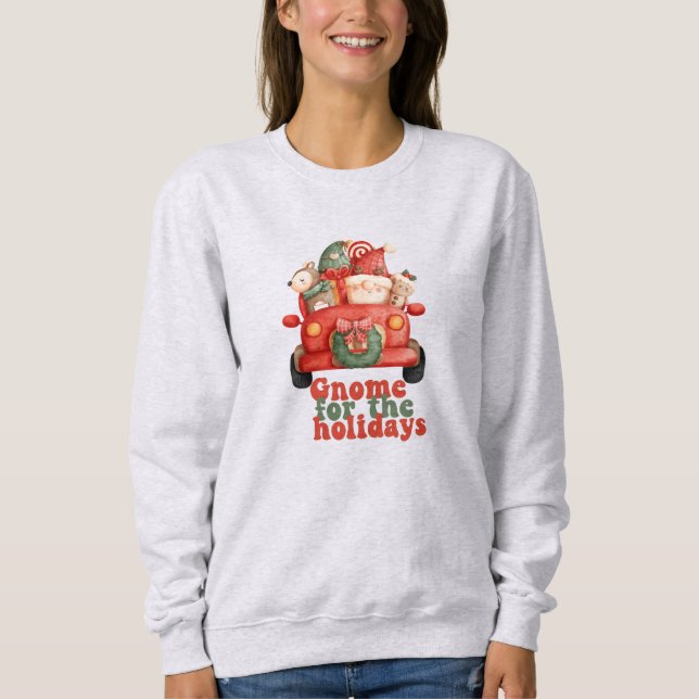 Moletom Gnome engraçado para as Cinzas de Natal das Férias (Frente)