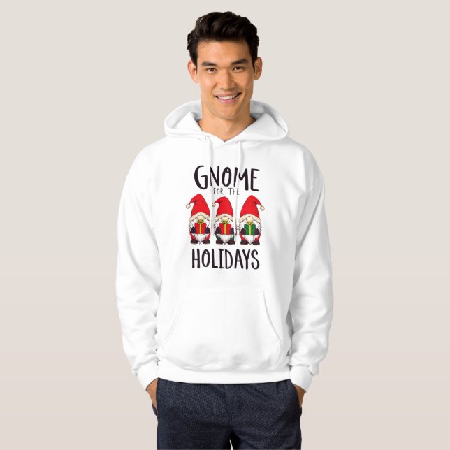 Moletom Gnome for the Holidays Casaco de Natal (Frente Completa)