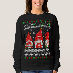Moletom Gnome Ugly Christmas Sweater Gnomos