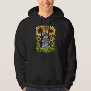 Moletom Gnomo De Girassol Floral Para Mulheres Hippies E C