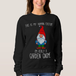 Moletom Gnomo do Jardim Figurino Halloween Este é o Meu Co