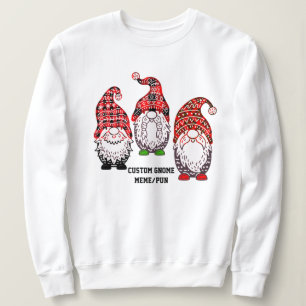 Moletom Gnomo Engraçado - Xadrez Personalizada Hoodie
