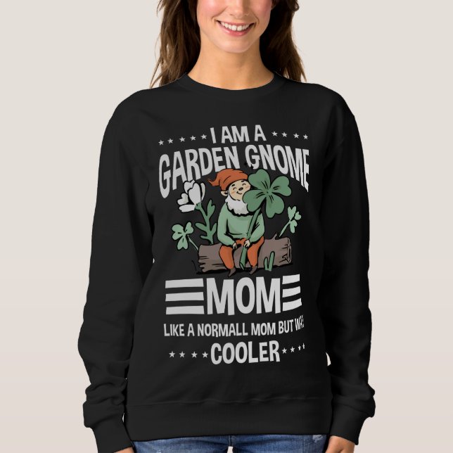 Moletom Gnomo Funny Garden Mãe Legal Gnomos de Jardinagem (Frente)
