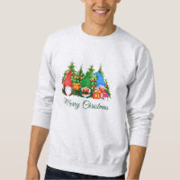 Gnomos de Aquarela Verde Cinzas de Natal Meritíssi