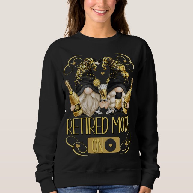 Moletom Gnomos De Reforma Engraçados Para Mulheres Aposent (Frente)