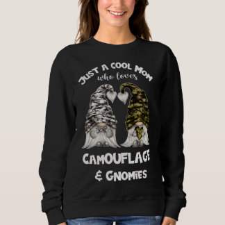 Moletom Gnomos Engraçados De Camuflagem Para Legal Mãe - G