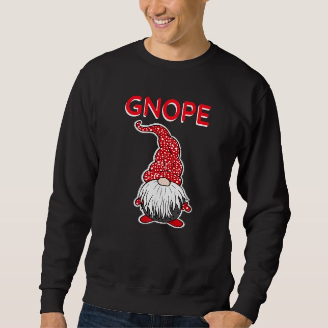 Moletom Gnope Tomte Garden Gnomo Funny Nope (Frente)