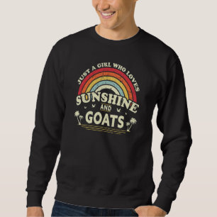 Moletom Goa É Apenas Uma Garota Que Ama O Sol E Os Caprino