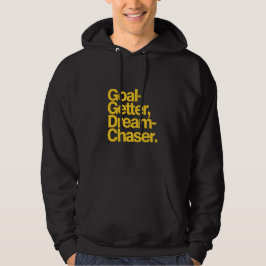 Moletom Goal Getter Dream Chaser Yellow Typography