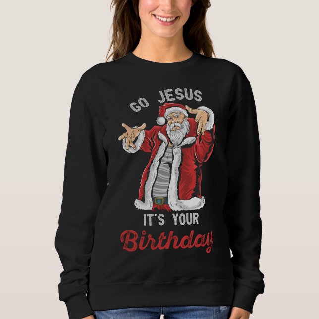Moletom Goat Christmas Pajama Goat Lovers Feia Natal (Frente)