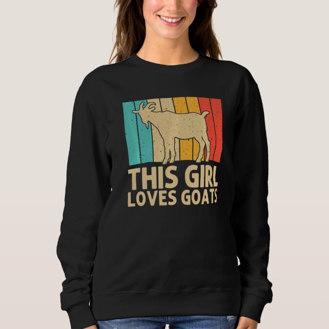 Moletom Goat For Girls Kids Women Goat Whisperer (Frente)