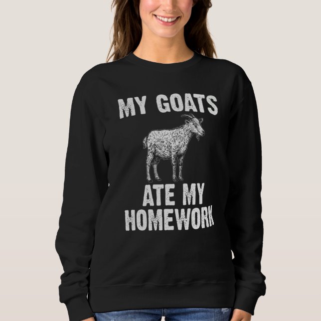 Moletom Goat Kids Toddlers Goat Farmers Animal Farming (Frente)