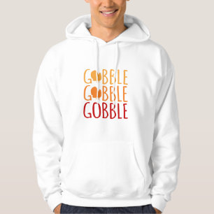 Moletom Gobble Engraçado Ação de Graças à Família Turca Mu