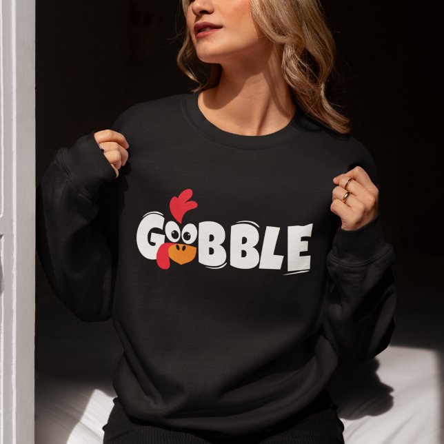 Moletom Gobble Turkey Thanksgiving Gift (Criador carregado)