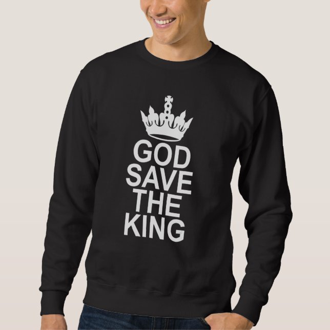 Moletom God Save the King British UK (Frente)