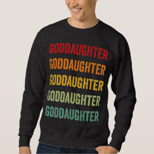 Moletom GodFilha Rainbow Text Godchild Colorida