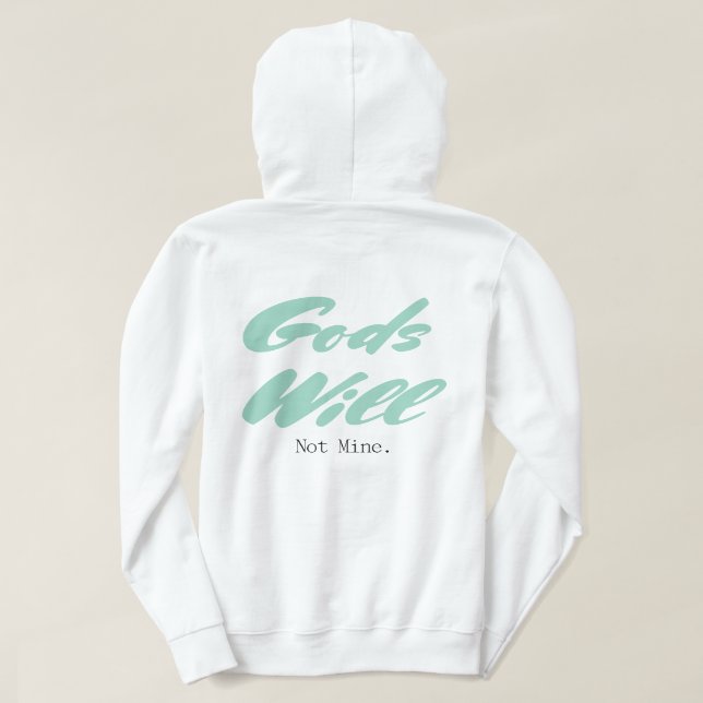 Moletom Gods Will Hoodie (Verso do Design)