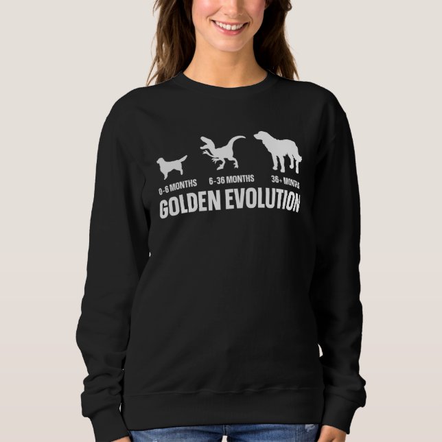 Moletom Golden Evolution Quote for a Golden Retriever Owne (Frente)