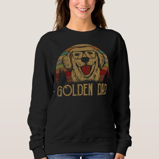 Moletom Golden Retriever Dad Vintage (Frente)