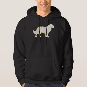 Moletom Golden Retriever Heart Patterned Silhouette